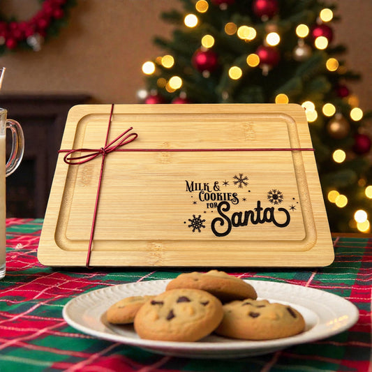 Milk and Cookies for Santa Cutting Board