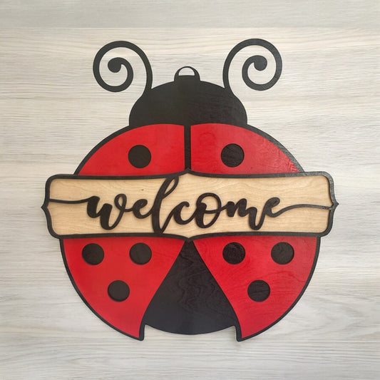Ladybug Door Hanger