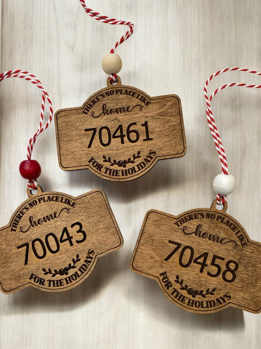 Zip Code Ornaments