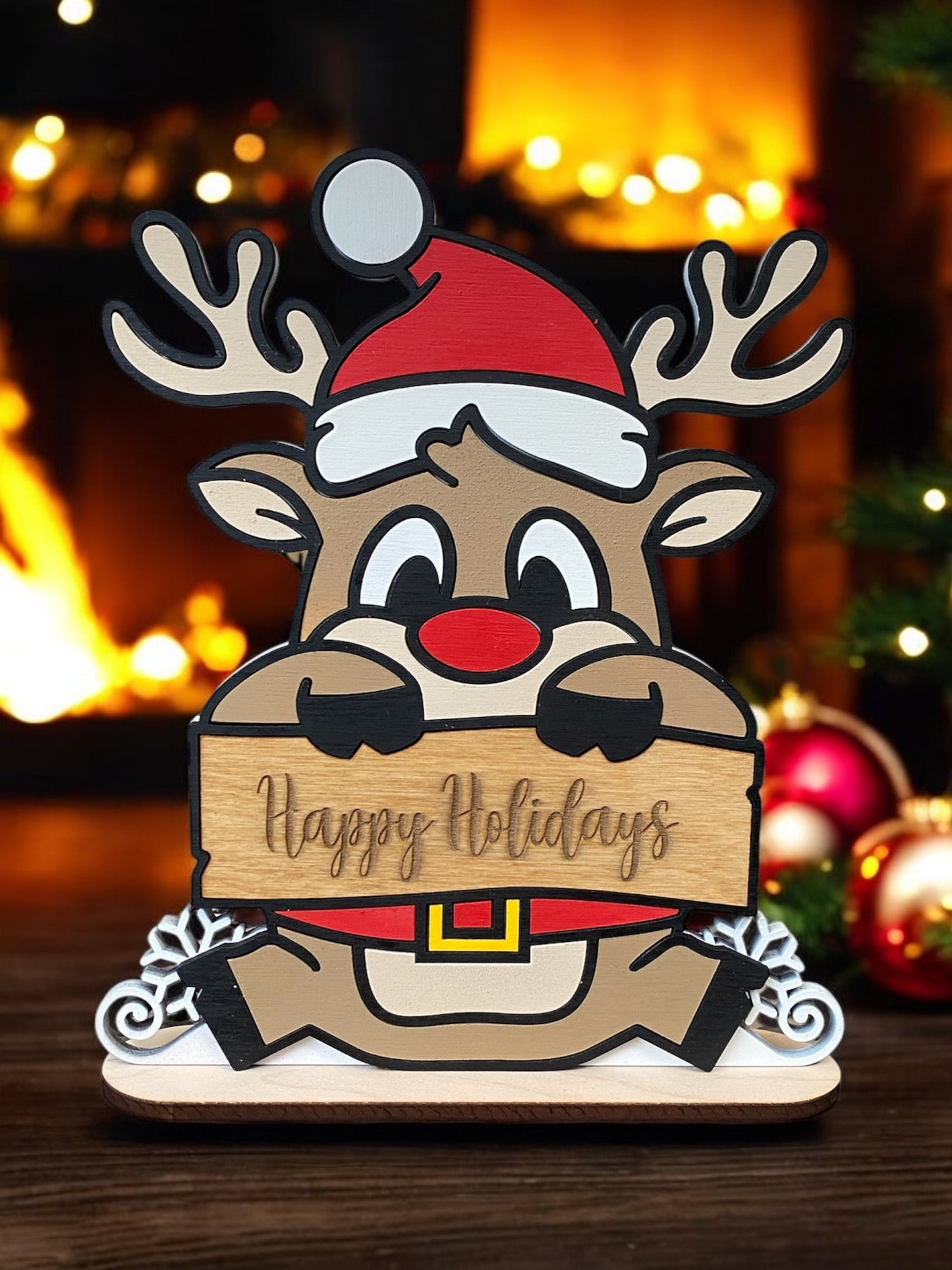 Christmas character stands
