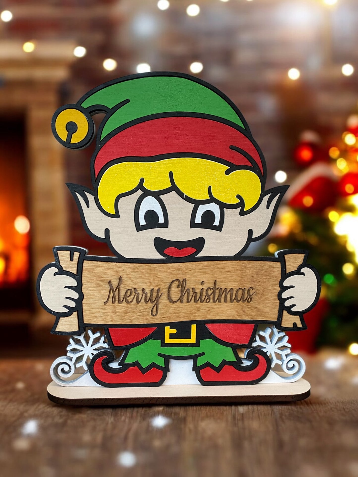 Christmas character stands