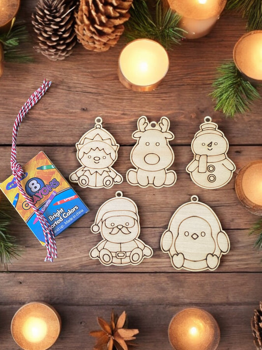 Christmas DIY color ornament kit