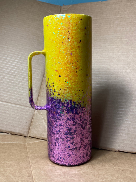 30oz with Handle (Purple/Yellow)