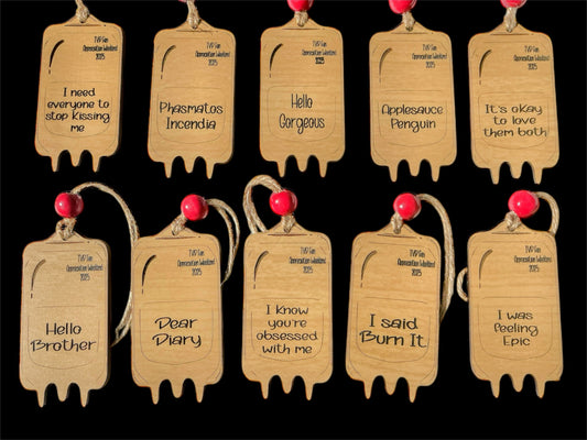 TVD Blood Bag Ornament